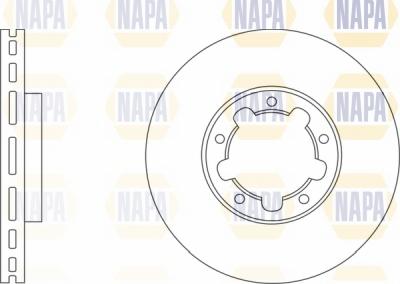 NAPA NBD5226 - Спирачен диск vvparts.bg