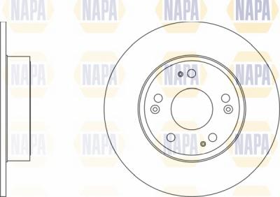 NAPA NBD5791 - Спирачен диск vvparts.bg