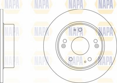 NAPA NBD5765 - Спирачен диск vvparts.bg