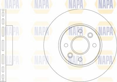 NAPA NBD5709 - Спирачен диск vvparts.bg