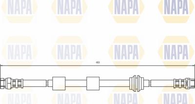 NAPA NBH1048 - Спирачен маркуч vvparts.bg