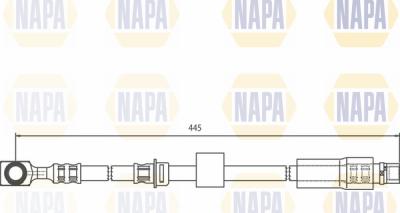 NAPA NBH1053 - Спирачен маркуч vvparts.bg