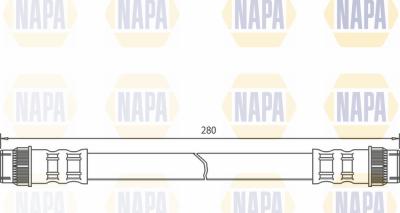 NAPA NBH1088 - Спирачен маркуч vvparts.bg