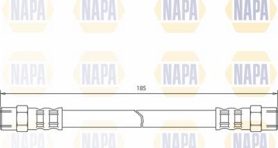 NAPA NBH1035 - Спирачен маркуч vvparts.bg