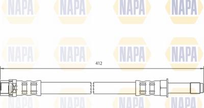 NAPA NBH1036 - Спирачен маркуч vvparts.bg