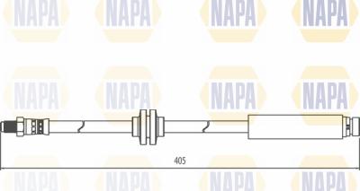 NAPA NBH1024 - Спирачен маркуч vvparts.bg