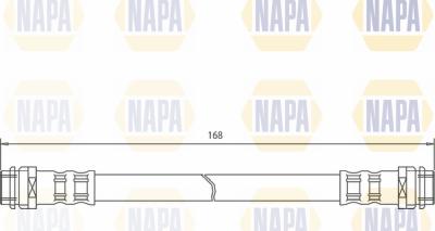 NAPA NBH1023 - Спирачен маркуч vvparts.bg