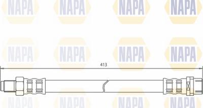 NAPA NBH1071 - Спирачен маркуч vvparts.bg