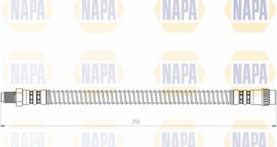 NAPA NBH1109 - Спирачен маркуч vvparts.bg