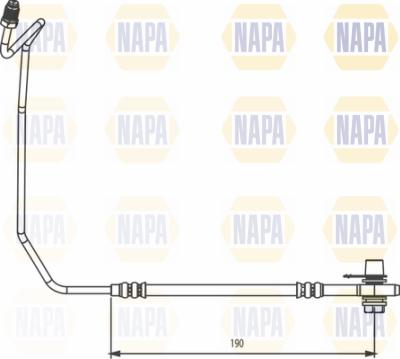 NAPA NBH1130 - Спирачен маркуч vvparts.bg