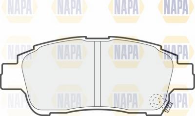 NAPA NBP1571 - Комплект спирачно феродо, дискови спирачки vvparts.bg