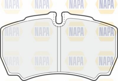 NAPA NBP1054 - Комплект спирачно феродо, дискови спирачки vvparts.bg