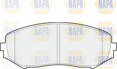 NAPA NBP1066 - Комплект спирачно феродо, дискови спирачки vvparts.bg