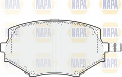 NAPA NBP1809 - Комплект спирачно феродо, дискови спирачки vvparts.bg