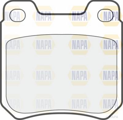 NAPA NBP1803 - Комплект спирачно феродо, дискови спирачки vvparts.bg