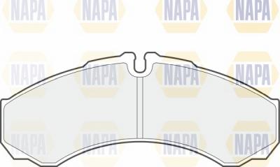 NAPA NBP1335 - Комплект спирачно феродо, дискови спирачки vvparts.bg