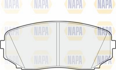 NAPA NBP1754 - Комплект спирачно феродо, дискови спирачки vvparts.bg