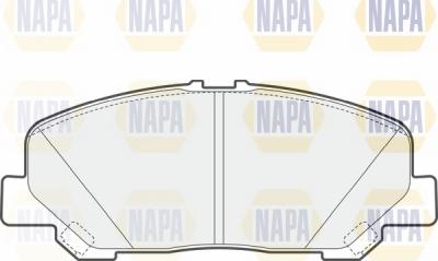 NAPA NBP1752 - Комплект спирачно феродо, дискови спирачки vvparts.bg