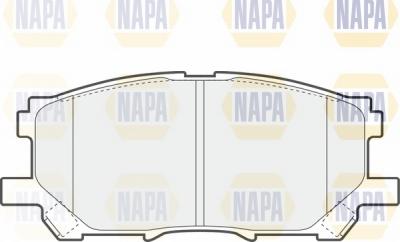 NAPA NBP1736 - Комплект спирачно феродо, дискови спирачки vvparts.bg