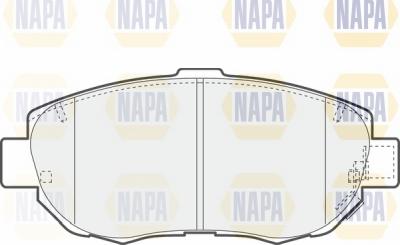 NAPA NBP1721 - Комплект спирачно феродо, дискови спирачки vvparts.bg