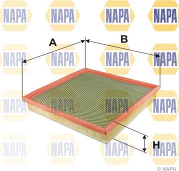 NAPA NFA1403 - Въздушен филтър vvparts.bg