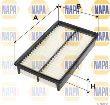 NAPA NFA1530 - Въздушен филтър vvparts.bg