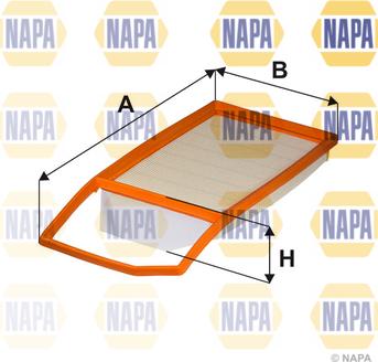 NAPA NFA1527 - Въздушен филтър vvparts.bg
