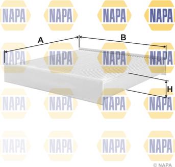 NAPA NFC4035 - Филтър купе (поленов филтър) vvparts.bg