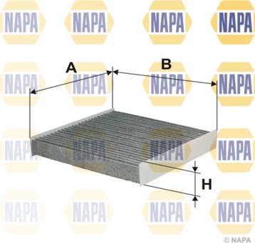 NAPA NFC4036 - Филтър купе (поленов филтър) vvparts.bg