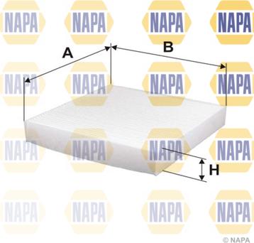 NAPA NFC4025 - Филтър купе (поленов филтър) vvparts.bg