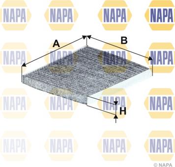 NAPA NFC4326 - Филтър купе (поленов филтър) vvparts.bg