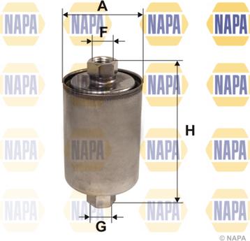 NAPA NFF2219 - Горивен филтър vvparts.bg