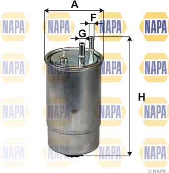 NAPA NFF2221 - Горивен филтър vvparts.bg