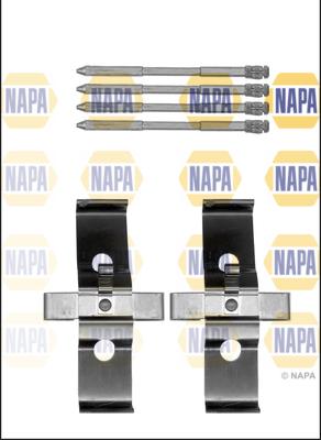 NAPA NFK1180 - Комплект принадлежности, дискови накладки vvparts.bg