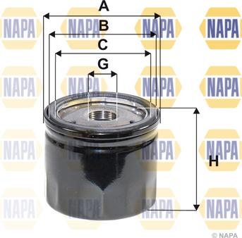 NAPA NFO3170 - Маслен филтър vvparts.bg