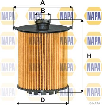 NAPA NFO3173 - Маслен филтър vvparts.bg