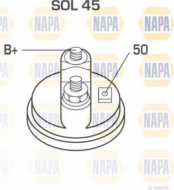 NAPA NSM1444 - Стартер vvparts.bg