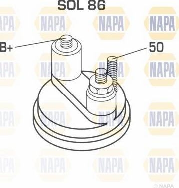 NAPA NSM1325 - Стартер vvparts.bg