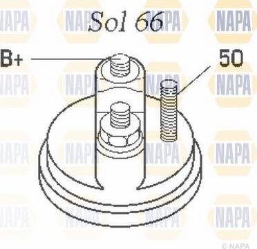 NAPA NSM1359 - Стартер vvparts.bg