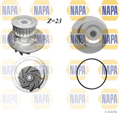 NAPA NWP1427 - Водна помпа vvparts.bg