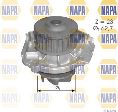 NAPA NWP1500 - Водна помпа vvparts.bg