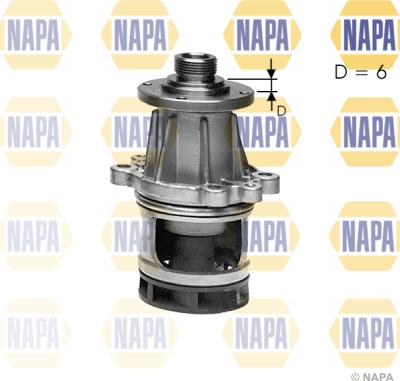 NAPA NWP1092 - Водна помпа vvparts.bg