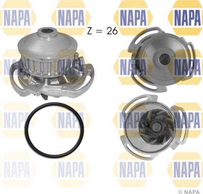 NAPA NWP1009 - Водна помпа vvparts.bg