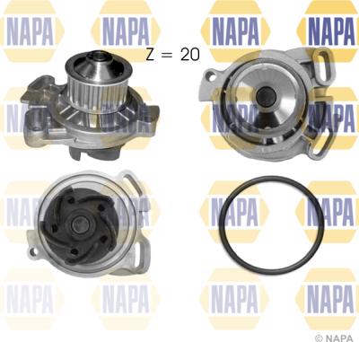 NAPA NWP1007 - Водна помпа vvparts.bg