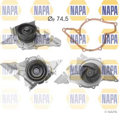 NAPA NWP1030 - Водна помпа vvparts.bg