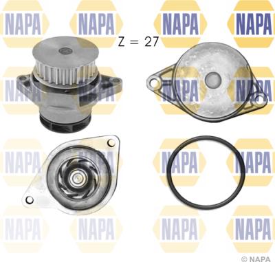 NAPA NWP1033 - Водна помпа vvparts.bg