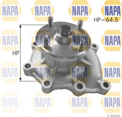 NAPA NWP1253 - Водна помпа vvparts.bg