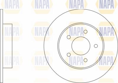 NAPA PBD8494 - Спирачен диск vvparts.bg