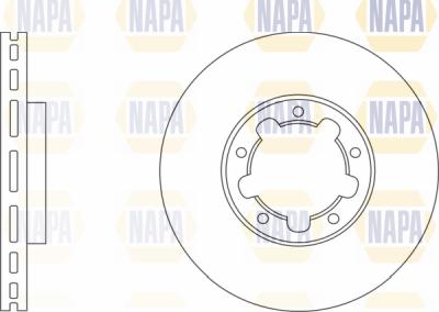 NAPA PBD8444 - Спирачен диск vvparts.bg