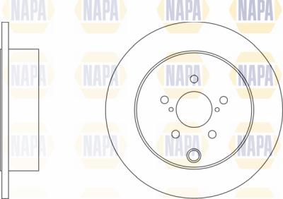 NAPA PBD8409 - Спирачен диск vvparts.bg